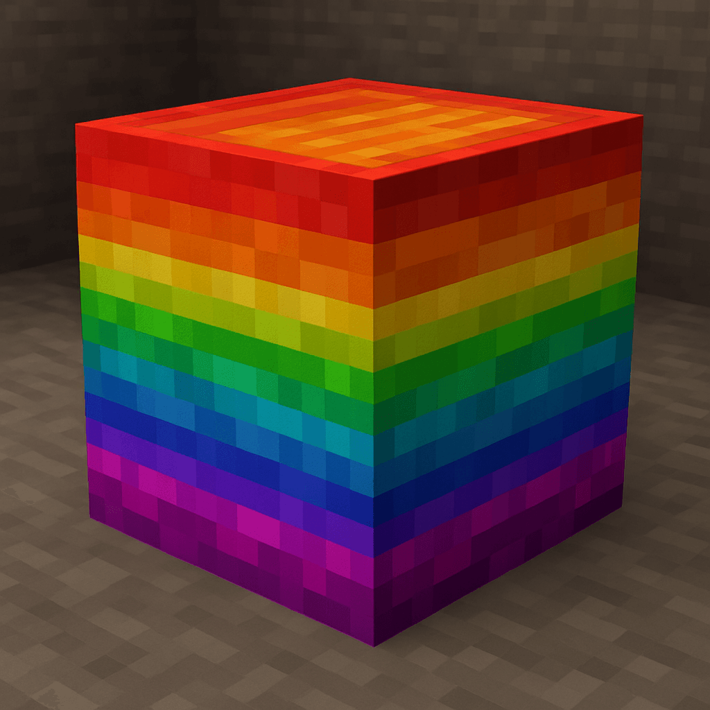 Rainbow Minecraft Mod logo